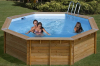 Круглый деревянный бассейн 511x124 см VIOLET GRE 790085